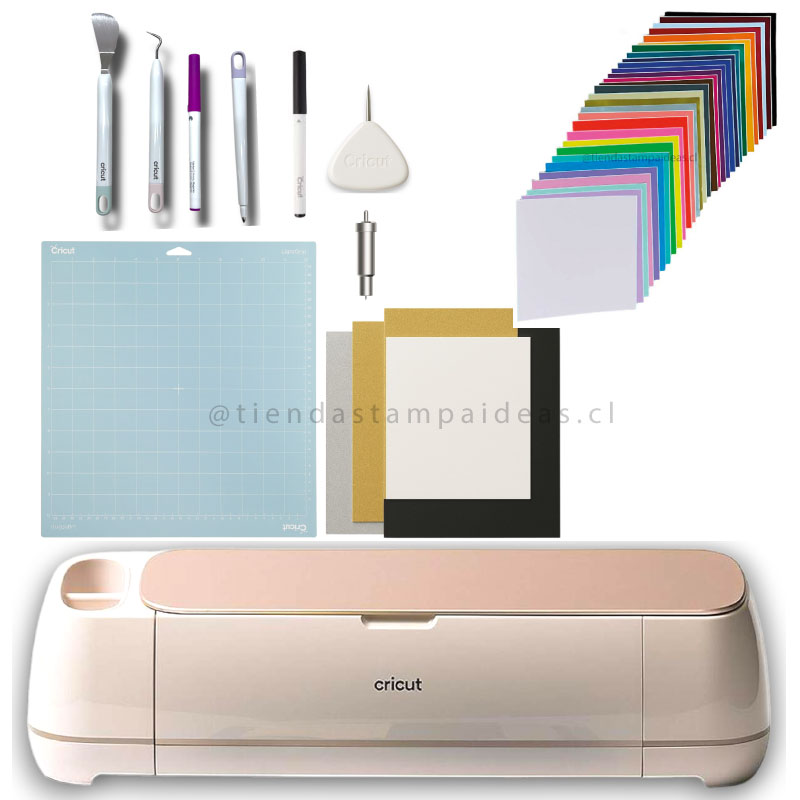 Cricut Maker 4 rosa Kit de Inicio - Imprimeideas