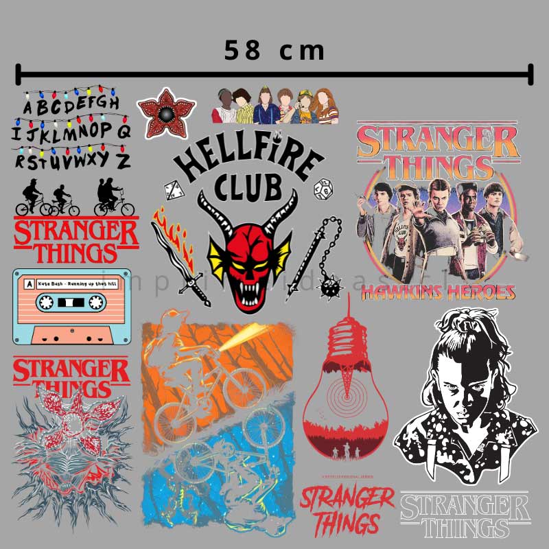 Lienzo Stranger Things 58 cm Medio Metro Imprime ideas Tienda Stampaideas