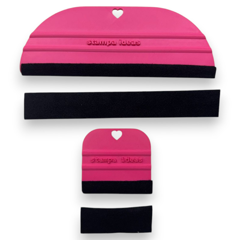 Set Espatula Raspador con fieltro XL - Tienda Stampaideas Imprimeideas